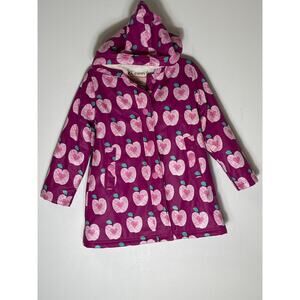 Hatley Pink Apple Raink JAcket Sz 6